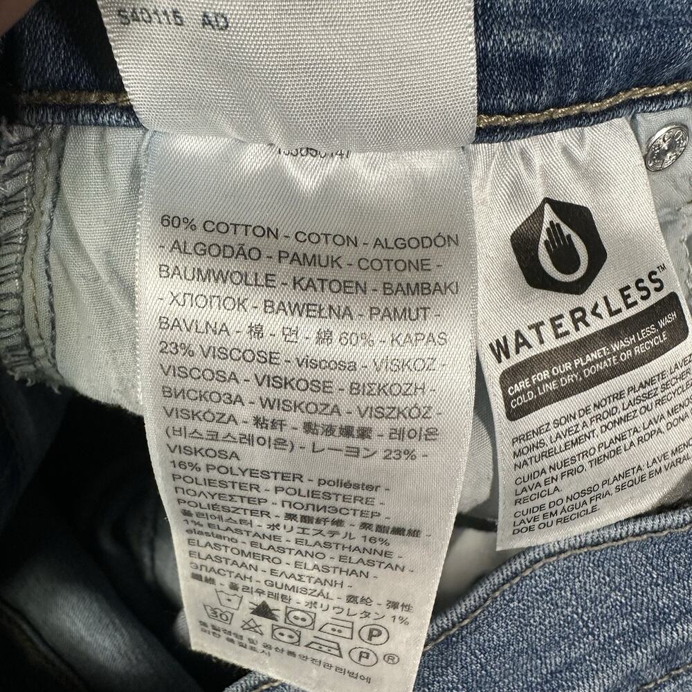 Levis 505 Straight Leg Jeans Women’s 4M W27 L32 Medium Wash Blue 15505-0147 - Picture 10 of 15
